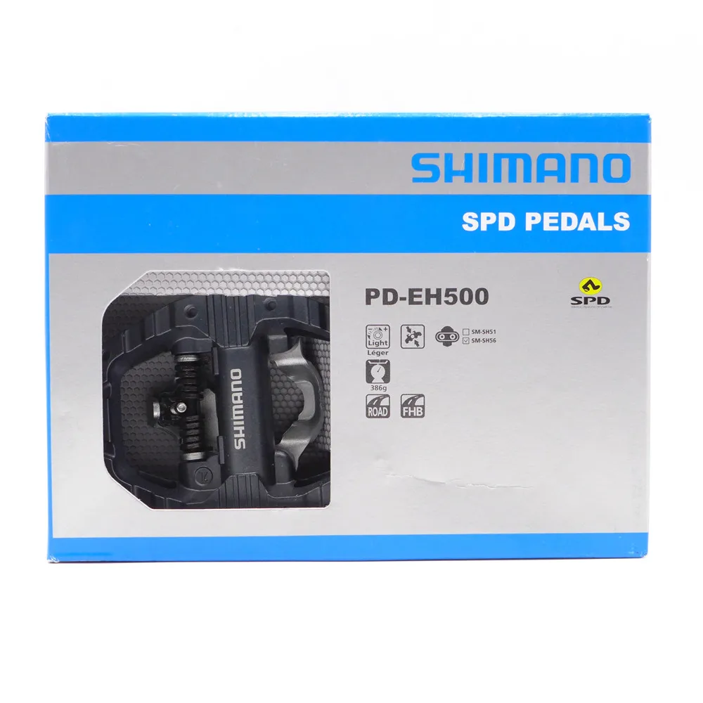 Двухсторонняя платформа SHIMANO PD EH500/SPD педали с клипсой оригинальные