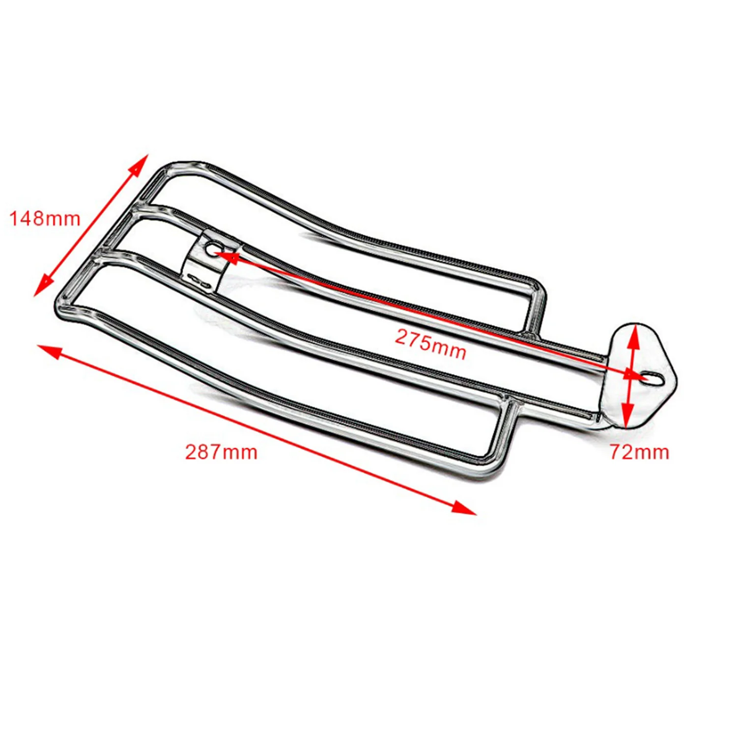 Motorcycle Rear Solo Fender Seat Luggage Rack Support Shelf For Harley Sportster XL 883 1200 1985-2003 1993 1999 2000 2002