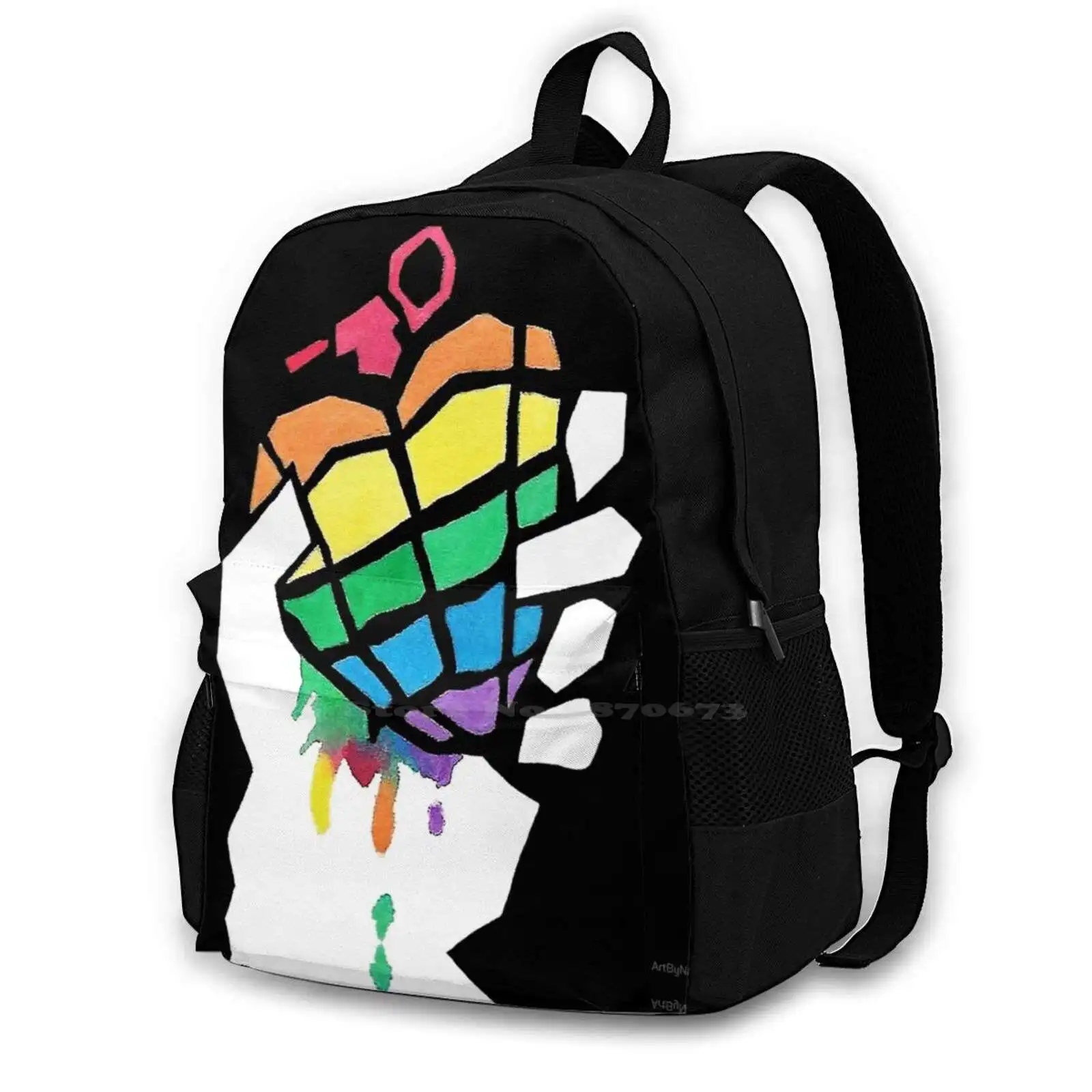 

Revolution Fashion Travel Laptop School Backpack Bag Hand Queer