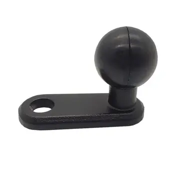 

L Shape Aluminum Alloy Base Holder Rubber Ball Head Rearview Mirror for Motorcycle Electric Vehicles Cellphone