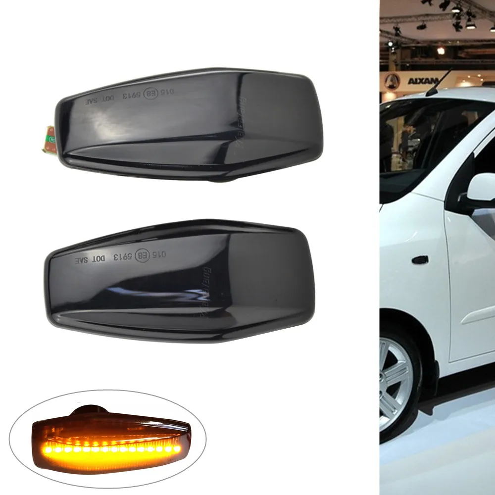 

Car Turn Signal Light Side Marker Sequential Dynamic Blinker For Hyundai Elantra XD i10 Getz Sonata XG Tucson Terracan
