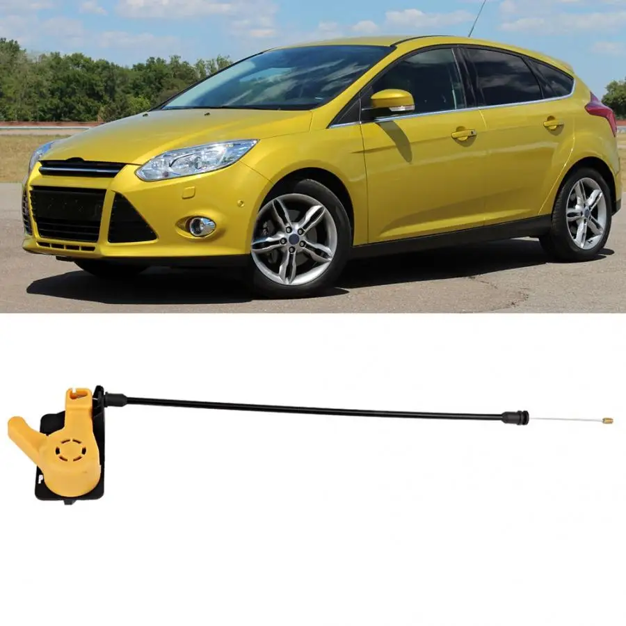 Hood Latch Release Handle Lever Cable Cv6z16a770a Fit For Ford Focus