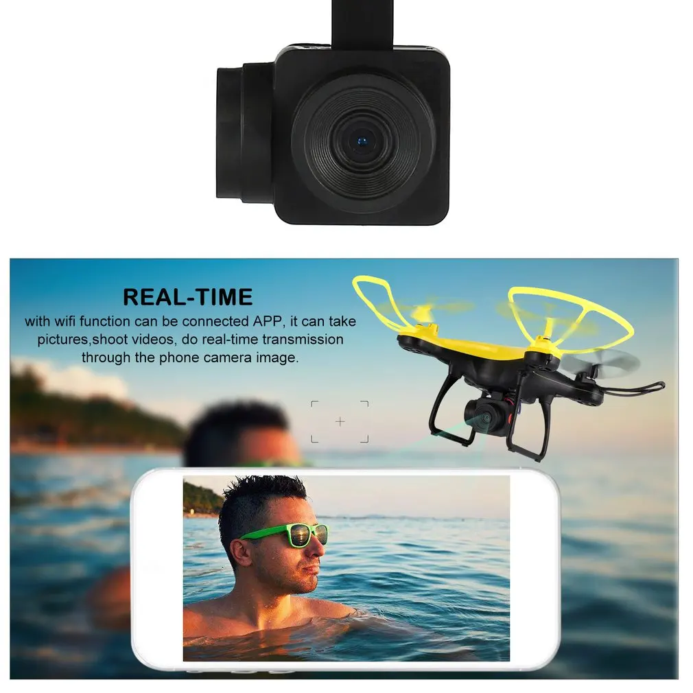 2,4G селфи RC Дрон Квадрокоптер самолет с 0.3MP/720P Wifi FPV камера 20 минут дальний Полет Высота удерживает Безголовый 3D Горячий