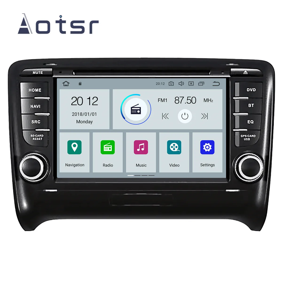Android 9,1 дюйм/сек, gps автомобильный dvd плеер с навигацией плеер для Audi AUDI TT 2008 2009 2010- головное устройство мультимедийный Кассетный плеер рекордер
