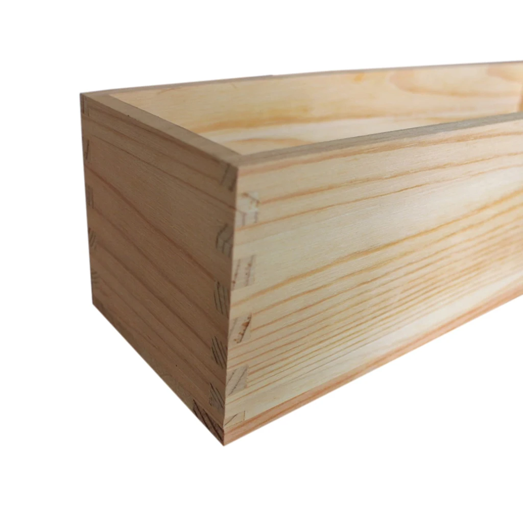 1200g Rectangular Shape Wooden Box Soap Loaf Mold Box Kit DIY Cake Bread Candle Wooden