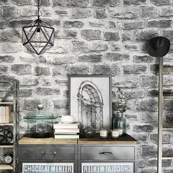 

10m waterproof retro style brick PVC wallpaper for bedroom living room office kitchen wall papers home decor bedroom decor wall
