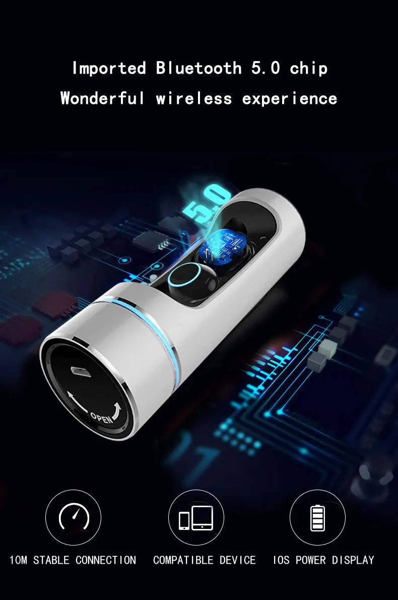 LEORY E8 TWS беспроводные bluetooth наушники Smart Touch Hifi DSP шумоподавление водонепроницаемая Спортивная гарнитура с микрофоном для X XR huawei