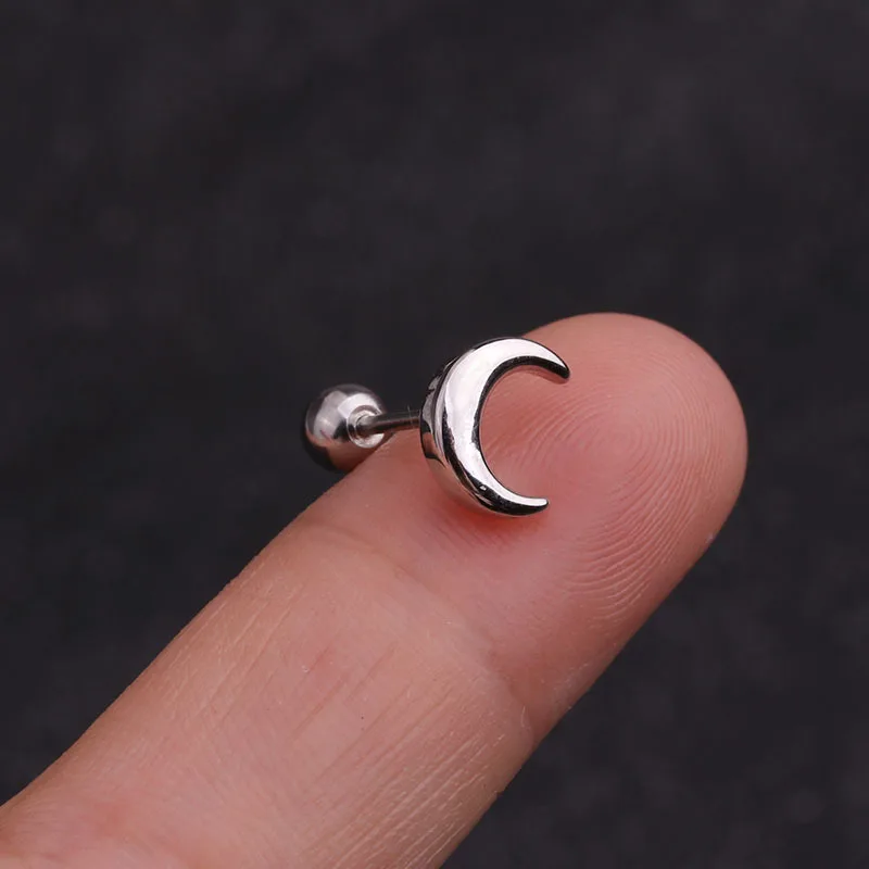 Cz Curved Bar Cartilage Earring Piercing Jewelry Body Piercing Earrings Ear Piercing Jewelry 1PC