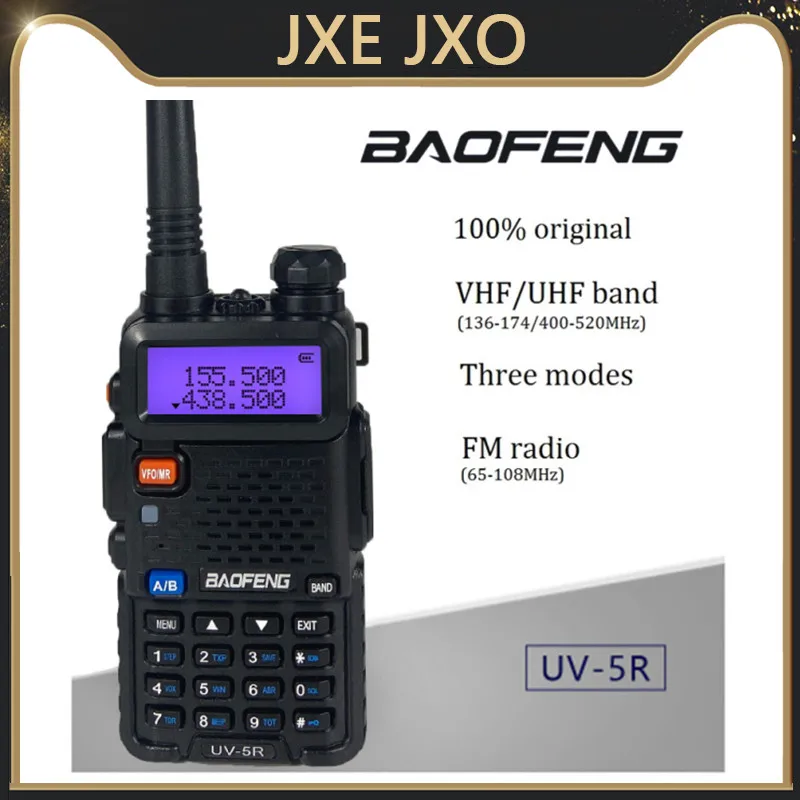 Baofeng UV-5R иди и болтай Walkie Talkie “иди профессиональный CB радиостанция баофэн UV 5R 5W VHF