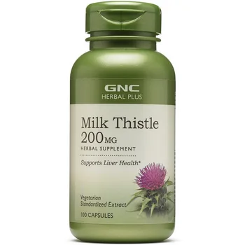 

Free Shipping Milk Thistle 200 mg herbal supplement 100 pcs