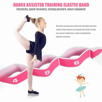 

Yoga Pull Strap Belt Fitness Resistance Bands Latex Elastic Latin Dance Stretching Band Loop Yoga Pilates Gym Equipment