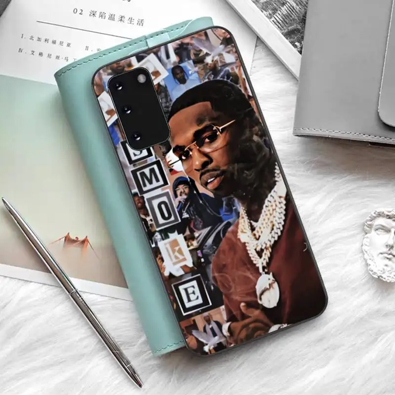 TOPLBPCS Rapper Pop Smoke мягкий резиновый чехол для телефона Samsung S6 S10 5G S7 EDGE S8 S9 S20 PLUS