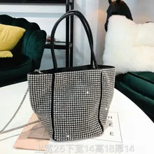 Flash Drill Water Hobos Bag One Shoulder Luxury Handbags Women Bags Designer for Women