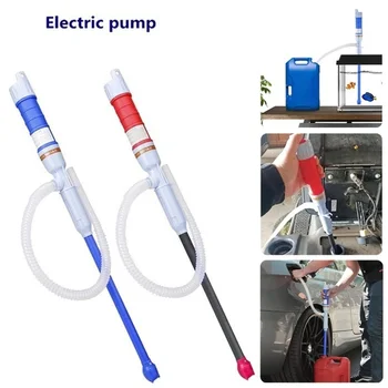 

Handheld Pump Battery Operated Liquid Transfer Water Gas Tools Petrol Fuel Portable Car Siphon Hose Outdoor Car Auto Vehicle