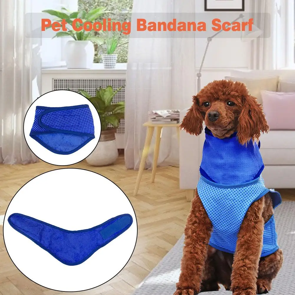 

Summer Pet Cooling Bandana Dog Instant Ice Cold Scarf Bulldog Summer Towel Scarf Bulldog Summer Towel Wrap Neck For Dogs