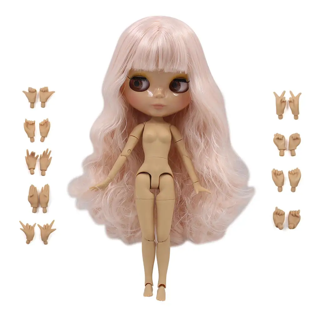 Ледяная фабрика Blyth кукла шарнир тело DIY игрушки BJD 30 см 1/6 модные куклы девочка подарок Специальное предложение на продажу - Цвет: white skin