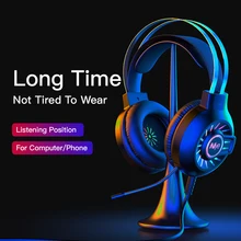 Micshon Gaming Headphone Headset Gamer Wired USB PC Computer 7 1 Surround Sound Bass Stereo Sealed Ear Headset Mic Laptop