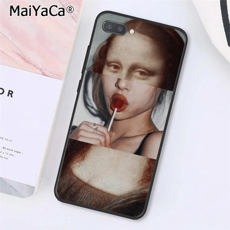 A3 Чехол для телефона MaiYaCa Leonardo da Vinci Mona Lisa Pat Cat Art paint для huawei Honor 8X9 10 20 Lite Honor 7A 7C Honor10i View 20 - Цвет: A3