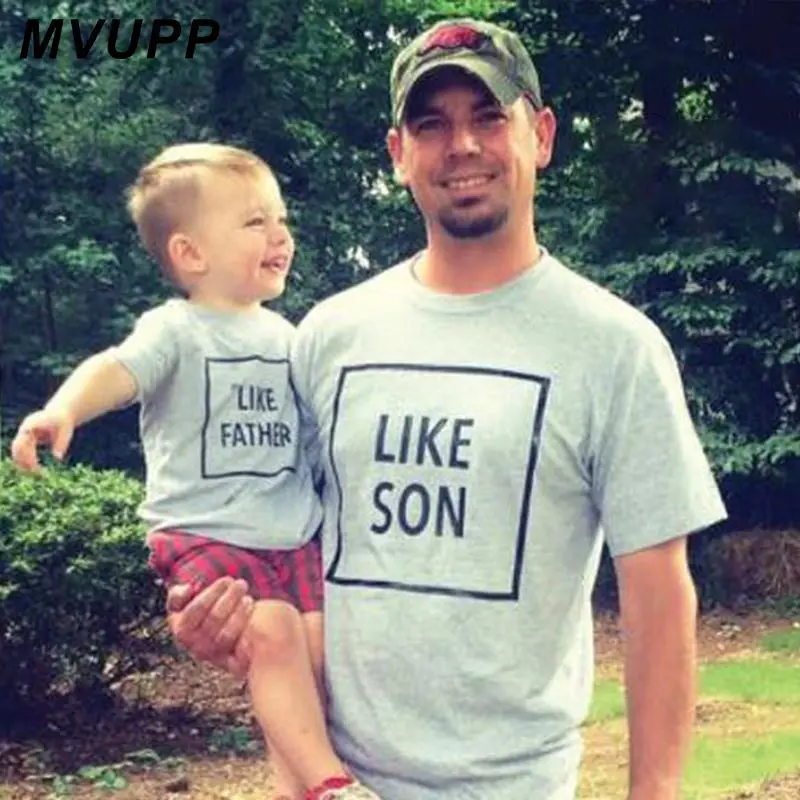 

2019 new arrival father and son family matching outfits look baby boy clothes daddy and me tee shirt dad and kids streetwear