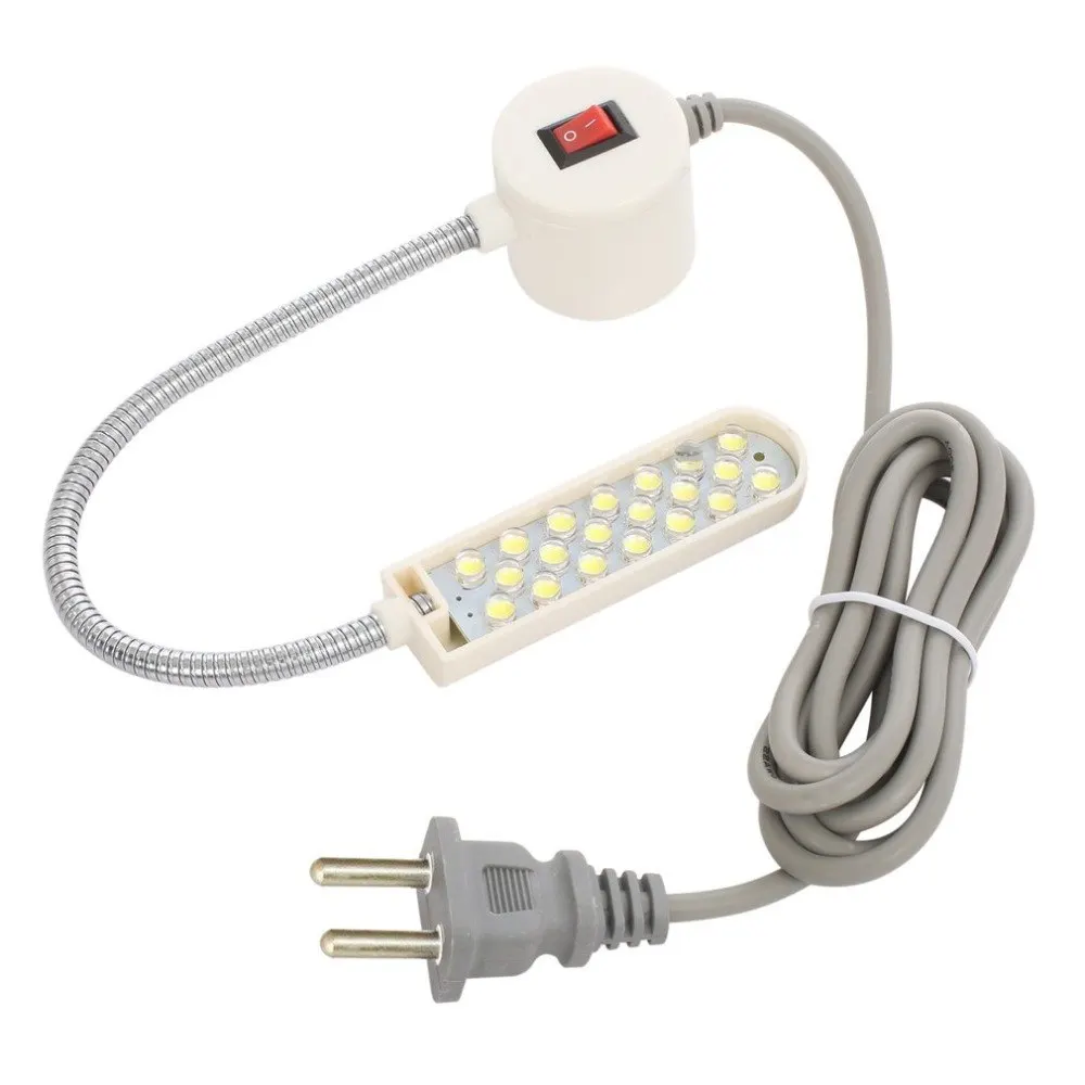

Hot Portable Sewing Machine Light 10 LED Work Light Magnetic Mounting Base Gooseneck Lamp for All Sewing Machine Lighting