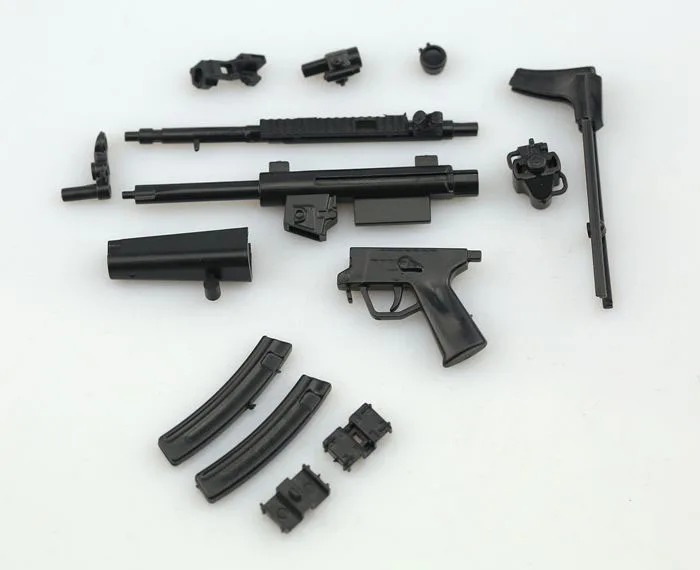 Масштаб 1:6 MP5 Submachine Gun Сборная модель огнестрельного оружия пазл для 1/6 солдат