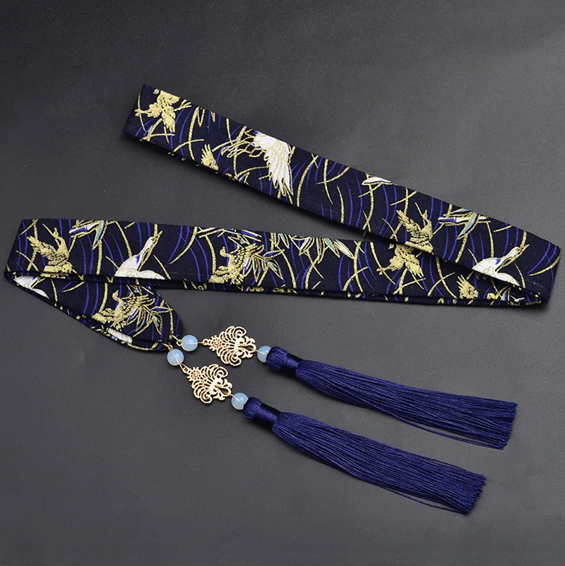 1 Pcs Hanfu с античной лентой для шин бронзовая супер Феи горячая штамповка бахрома на ленте костюм аксессуары древние волосы hairdo головной Канат - Цвет: 1 Pcs