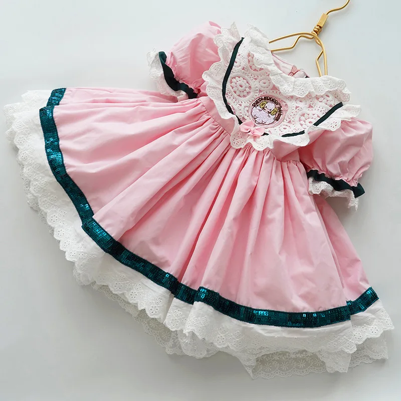 

Summer New Girl Lolita Cotton short sleeves Dress 12m-6Y