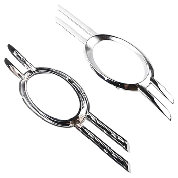 

1Pair Front Bumper Fog Lamp Fog Light Chrome Grill Trim for Mercedes Benz 2007-2009 W211 E320 E350 E550