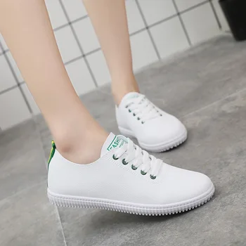 

White Sneakers for Women 2020 Vulcanized Shoes Comfortable Ladies Soft Casual Round Toe Female Fashion Flat Running Footwear