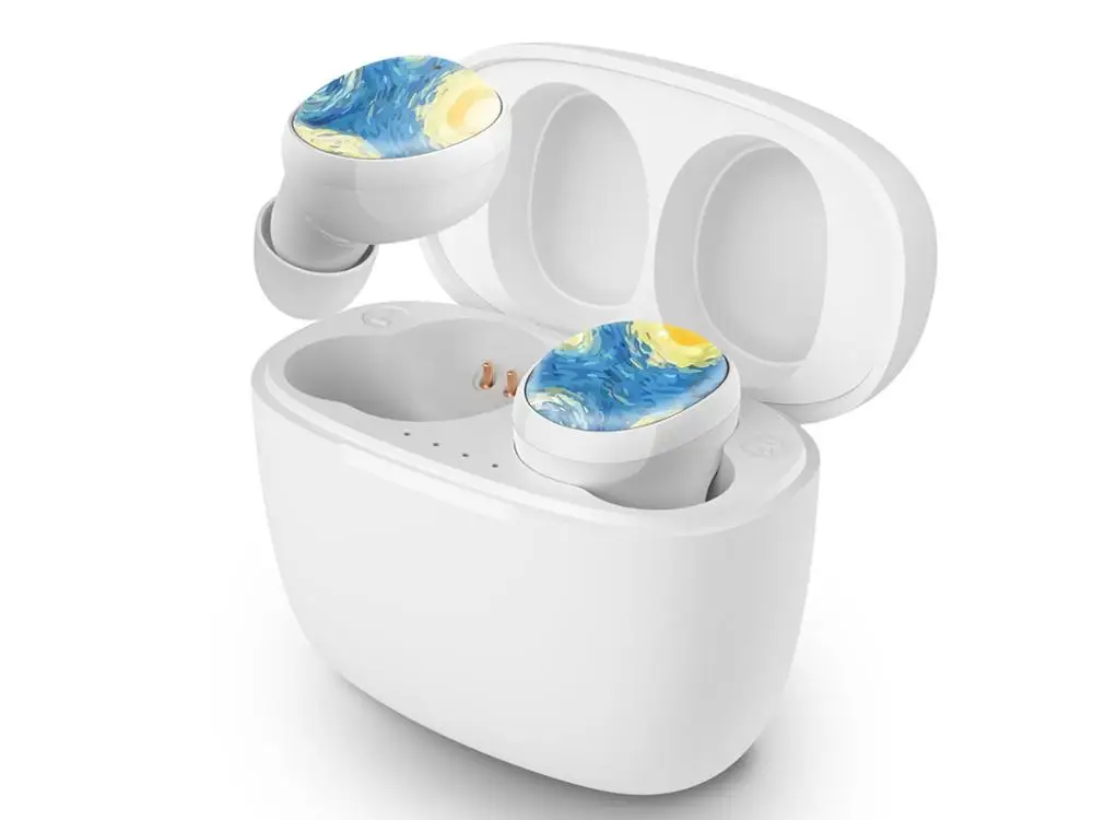 White Starry sky TWS PX6 беспроводные наушники Новые Bluetooth V5.0 Мини спортивная Гарнитура 3D стерео звук наушники 100 метров передача с двойным микрофоном - Цвет: White Starry sky