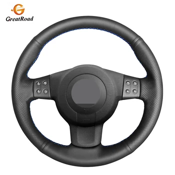 

Black PU Artificial Leather DIY Car Steering Wheel Cover For Seat Ibiza 6L leon MK2 leon Sport Altea Toledo 2005-2009