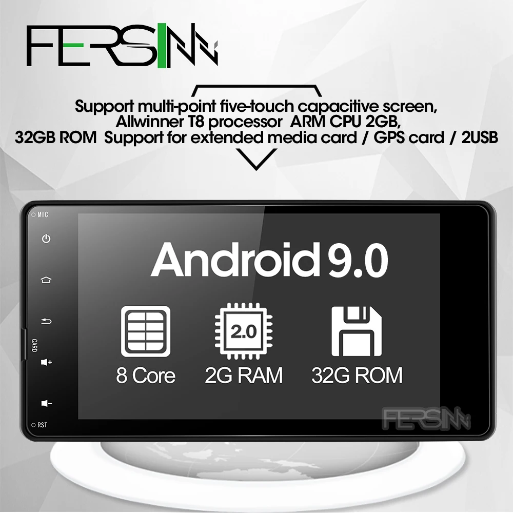 FersinnyCOLD7060 Android 9 0 2G + 32G 8 core автомобильный dvd Радио Видео GPS навигации для Mitsubishi Outlander