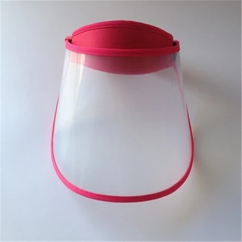 

1Pcs High-definition Transparent Protective Cap Anti-Saliva Splash Summer Anti-droplet Mask Face Windproof Sun Visor Cover