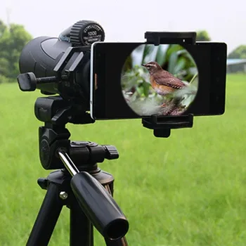 

Universal Cell Phone Adapter Clip Mount Telescope Adapter Bracket for Binocular Monocular Spotting Scope Support D: 25-48mm