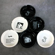 Керамическая пепельница для дома и офиса, Модный Круглый портативный держатель для сигарет, пепельницы, подарок для курения Tomie Loli для подруги-парня Керамическая пепельница для дома и офиса, Модный Круглый портативный держатель для сигарет, пепельницы, подарок для курения Tomie Loli для подруги-парня