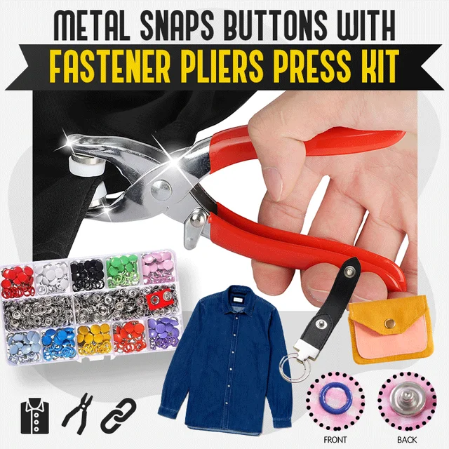 Stainless Steel Snap Button Fastener Tool  Canvas Snap Button Fastener  Tool - 3/8 - Aliexpress