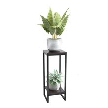 Железный Художественный Цветочный горшок, рама для гостиной, простой тип посадки, Балконная Цветочная полка, полки для помещений, зеленые полки для Луо