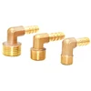 Pagoda connector 6 8 10 12 14mm hose barb connector, hose tail thread 1/8 1/4 3/8 1/2 inch thread (PT)brass water pipe fittings ► Photo 3/5