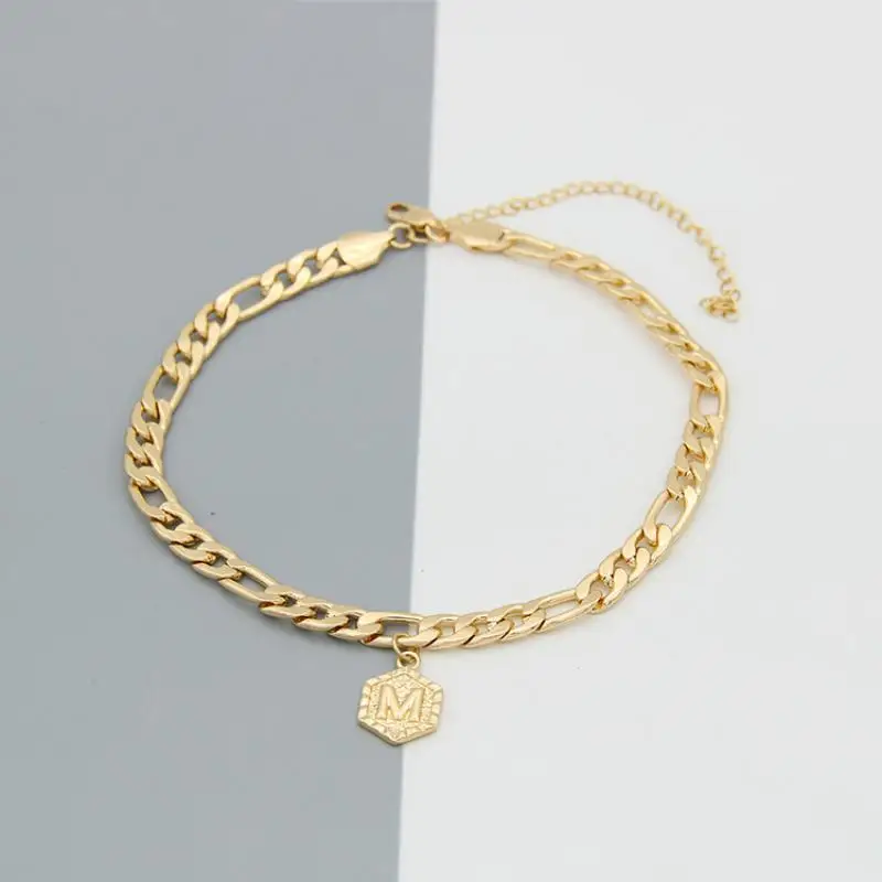Europe And The United States Cross-border New 26 English Letter Alloy Foot Chain | Украшения и аксессуары