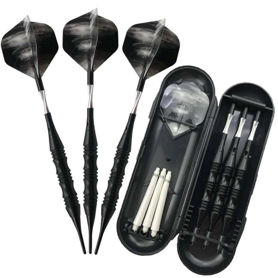 

3pcs Darts Professional 23 Gram Soft Game Electronic Darts Needle Professional Fly Box Set Outdoor Activities Darts Black iron