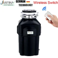 8 kg triturador de eliminação de lixo de alimentos trituradores de resíduos moedor de aço inoxidável aparelhos de cozinha alemanha tecnologia ac motor cozinha(China)