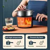 110V 220V Rice Cooker Multi-function Electric Heating Pot Dormitory Pot Cooking Electric Cooker Non-Stick Cooker Household 1.8L 3