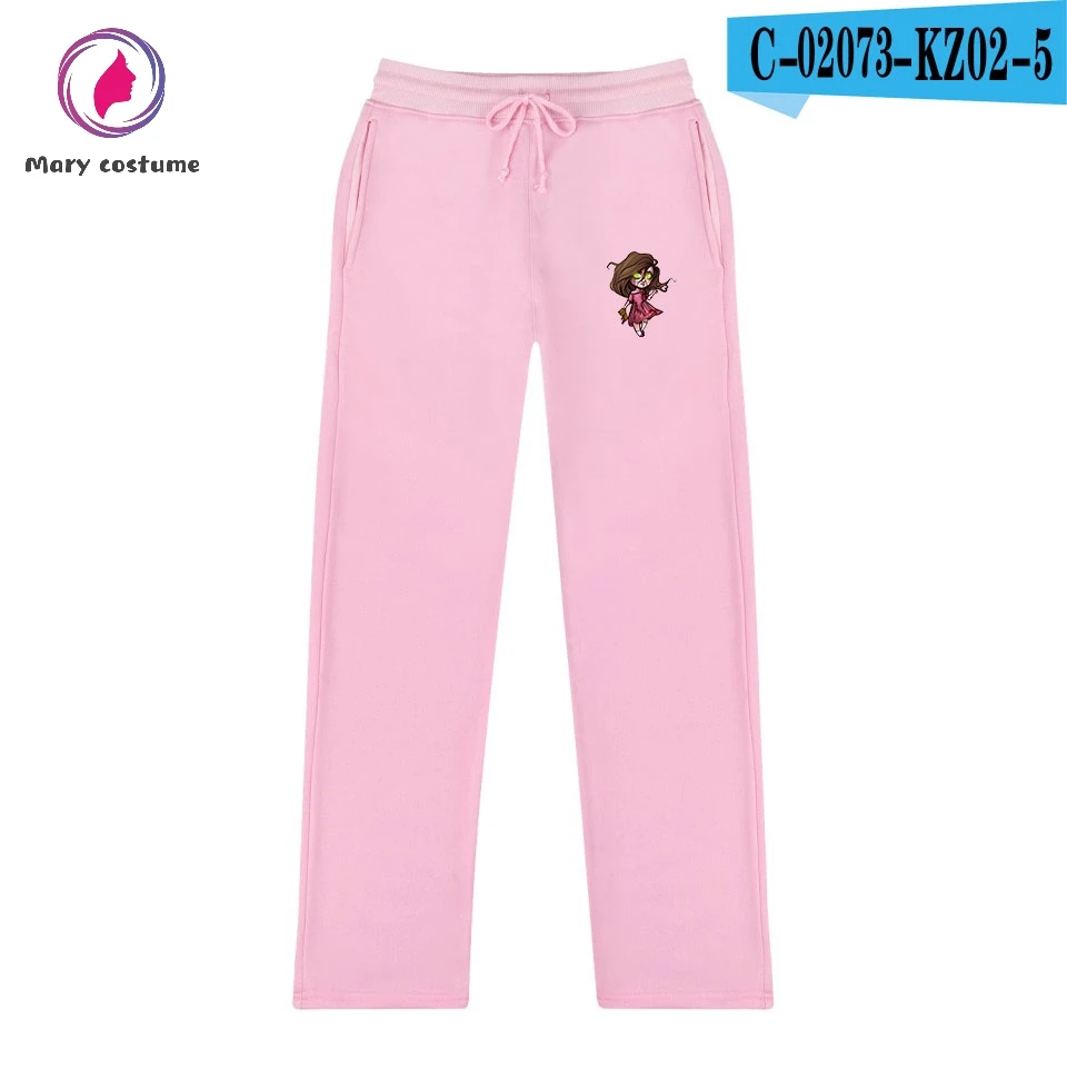 Creepypasta Style Cooton Men Loose Pants High Quality Jogging Sports Trousers Fashion Comfortable Casual Pants - Цвет: Pink