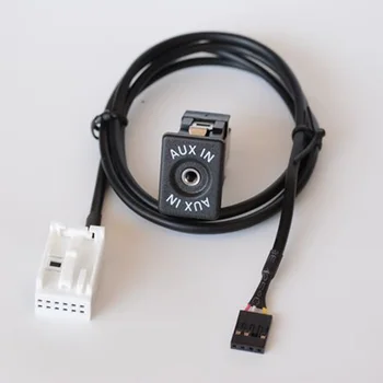 

Car AUX Interface Connector Auxiliary Cable Socket For BMW E39 E53 X5 E60 E61 E63 E64 E85 Z4 E83 X3