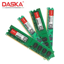 DASKA – ram DDR2 Non ECC pour PC de bureau Intel, 1 go, 667/PC2 5300s/800MHz, DIMM, 240 broches, 1.8V
