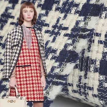 

2019 Time monologue soft tweed fabric for coat tissu au metre bazin riche getzner telas por metro tissus tecido stof tessuti DIY