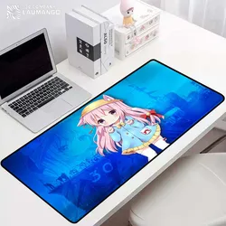 Almofadas de mesa personalizadas da almofada da tinta da esteira da mesa do jogo da almofada do rato a superfície da menina do jogo do notbook para o rato e teclados