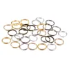 200pcs/lot 4 6 8 10 12 mm Gold Color Open Jump Rings Double Loops Split Rings Connectors Supplies For DIY Jewelry Making ► Photo 2/6