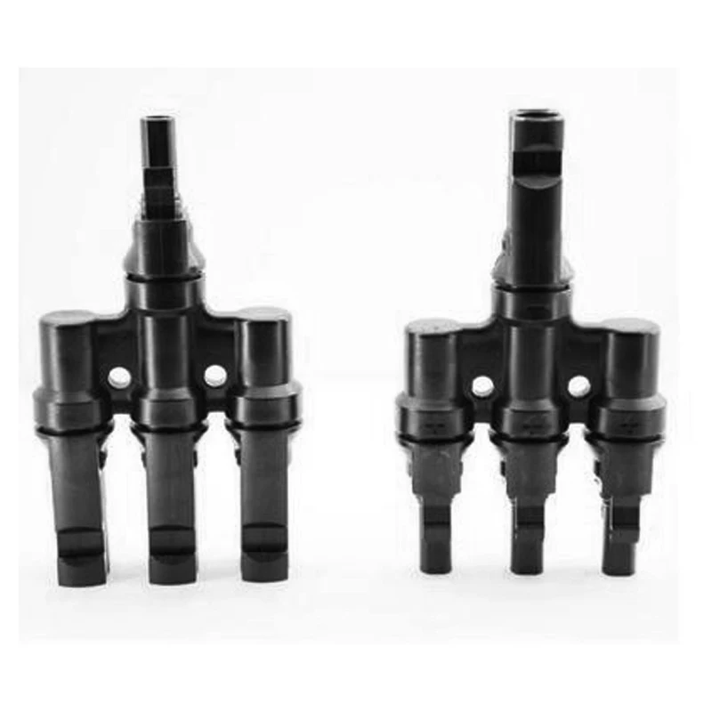 

1 Pair Of MC4 3 Branch Connectors Solar Panel Parallel Splitter Coupler IP65
