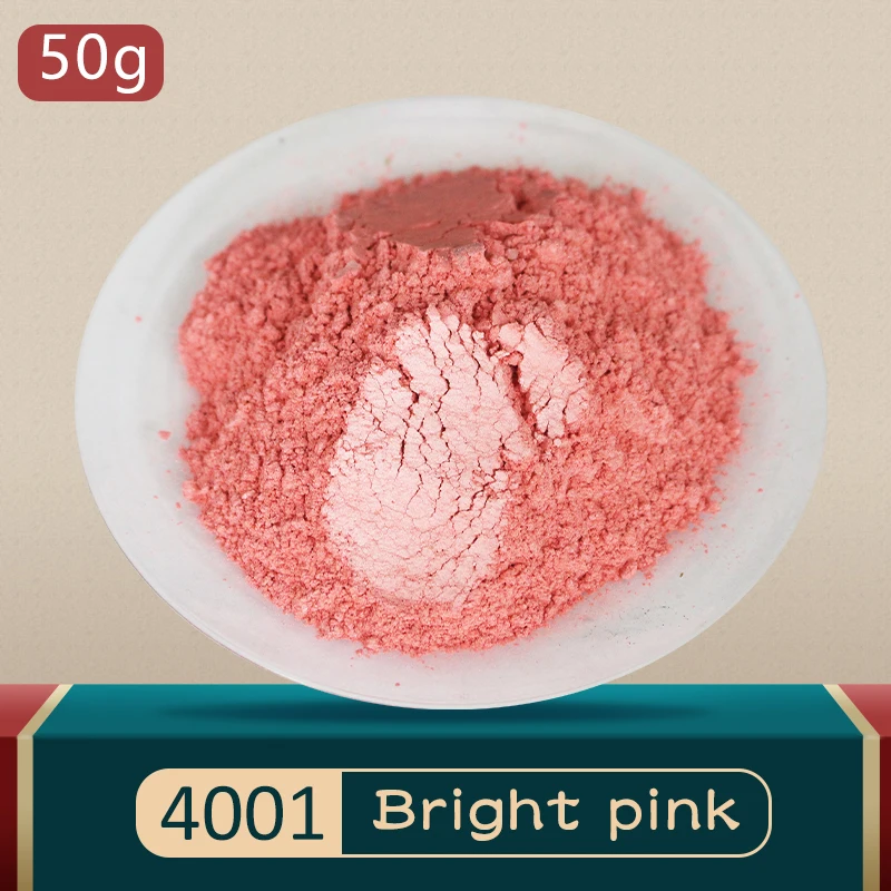 

Mineral Pigment Pearl Powder Type 4001 Healthy Natural Mica Dust DIY Dye Colorant 50g for Soap Autom